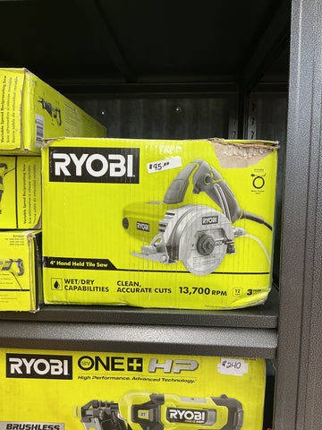 Ryobi 4" USED hand held tile saw TC401