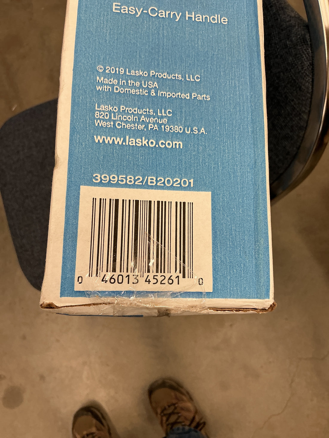 Lasko Air circulating box fan