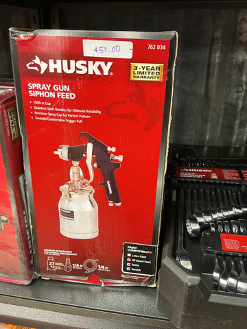 Husky spray gun siphon feed