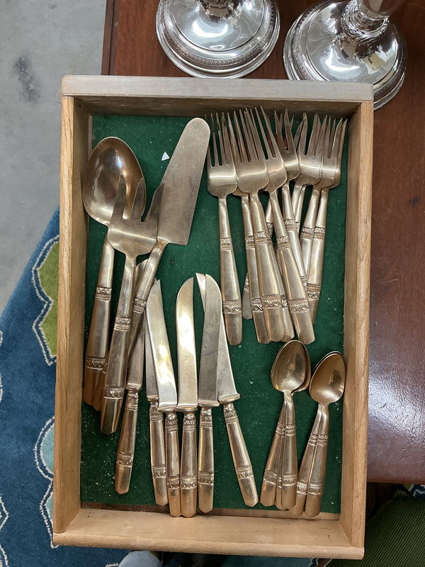 Brass Cutlery Set