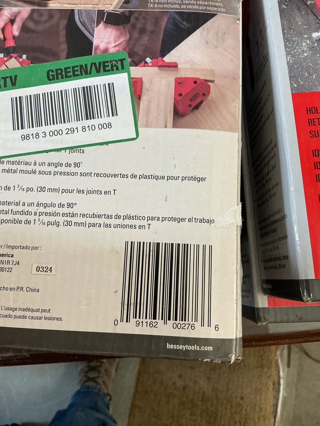Bessey 90° angle clamp