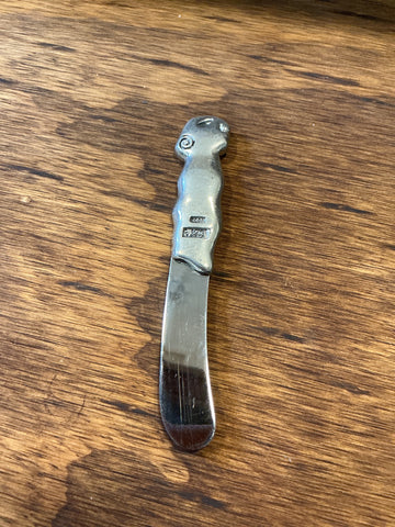 Pewter Butter Spreader -Vintage Carrol Boyes "Woman"