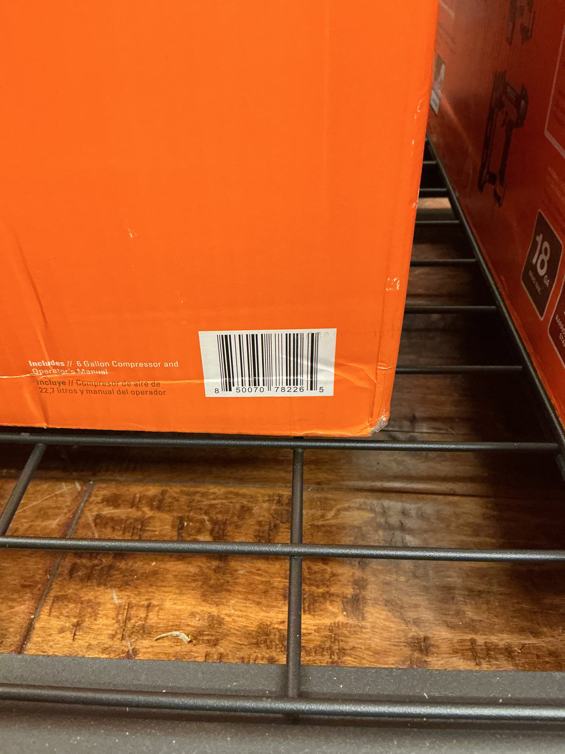 Rigid 6 gal air compressor