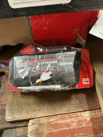 Milwaukee XC6.0 battery pack red lithium forge