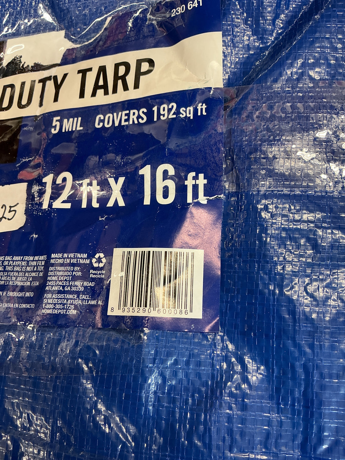 Everbilt 12x16 tarp