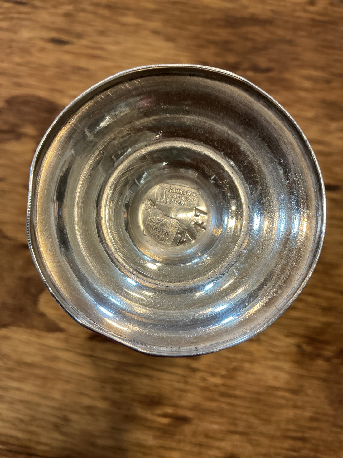 Sandborns Mexico 925 Silver 4" Goblet