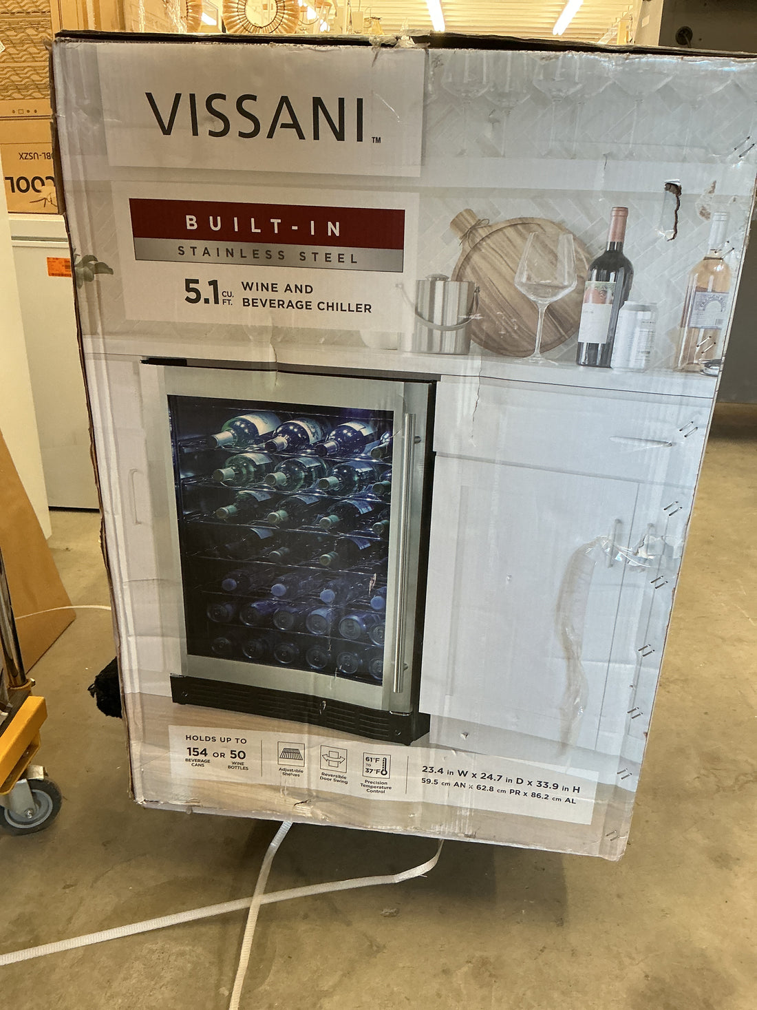 Vissani 23.4 in Beverage cooler