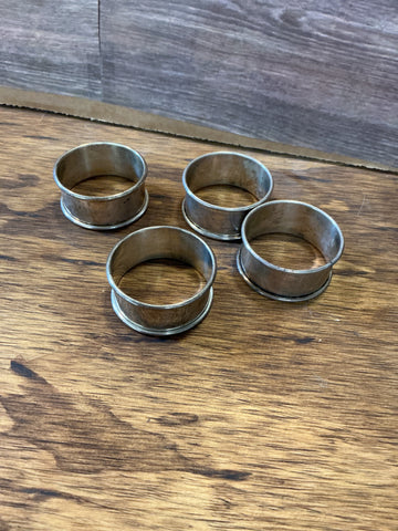 Webster Silver Napkin Rings - Set of 4