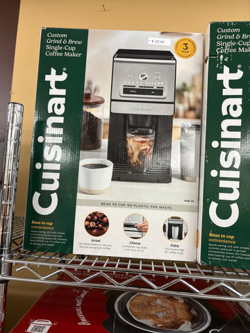 Cuisinart custom grind and brew single cup coffee maker