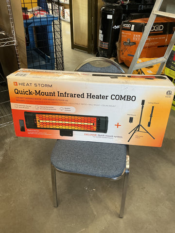 Heat Storm Quick Mount Infared Heater Combo HS-1500-TRIB
