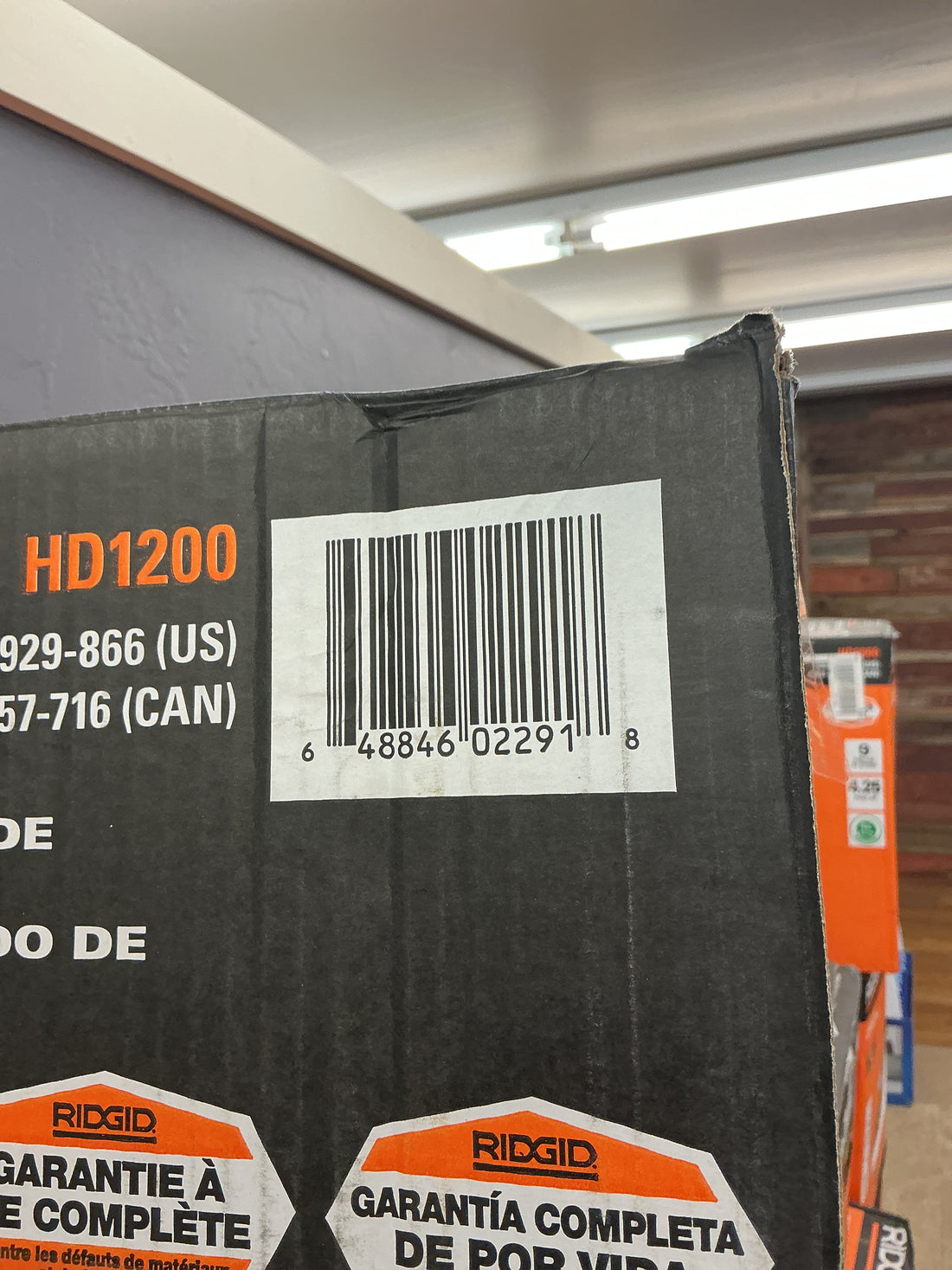 Rigid 12 gal vac HD1200