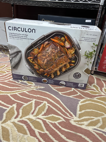 Circulon Lg roasting pan with rack