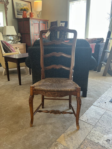 Rattan and Wood  Dining Chairs