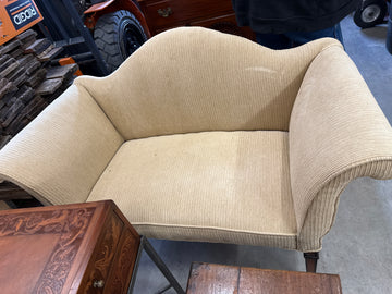 Camelback loveseat