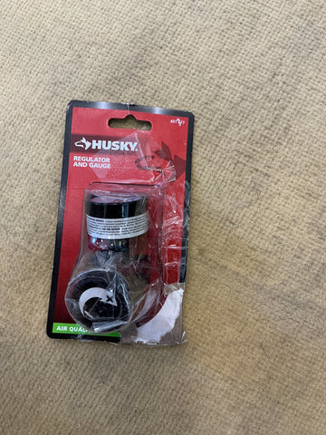 Husky 1/4” Air Compressor Regulator with Gauge 401-877