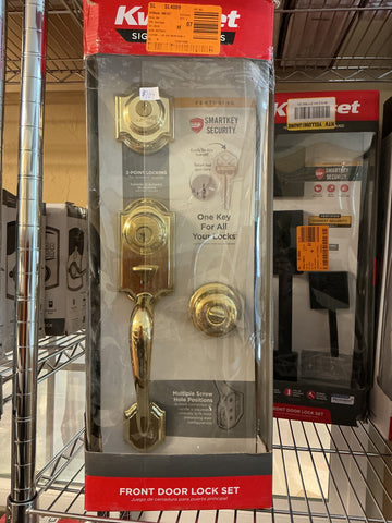 Kwikset Montara satin nickel signature series