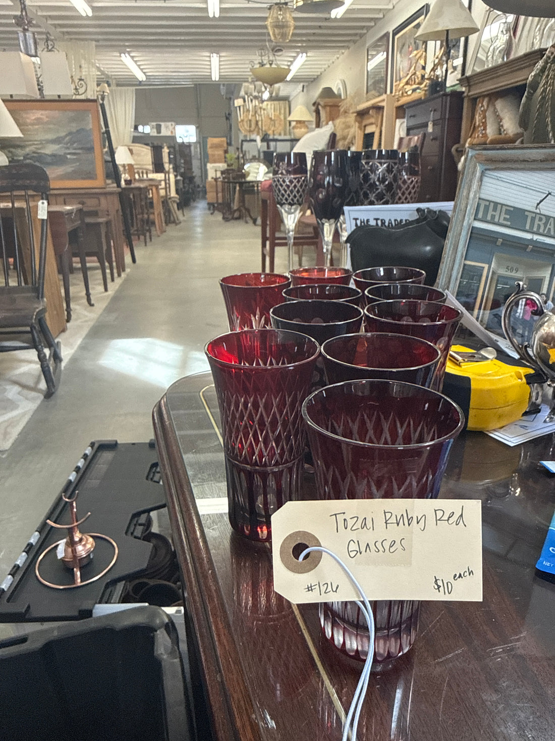 Tozai Ruby Red Glasses