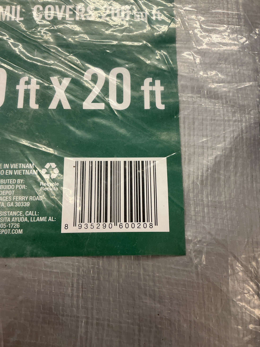 Everbilt 10x20 Heavy Duty tarp