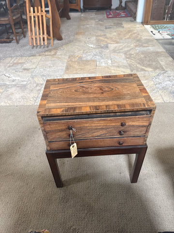 Small Rustic Wood Chest 4 Drawers