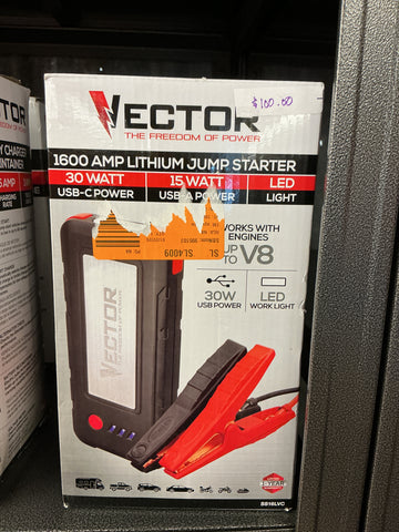 Vector 1600 amp lithium jump starter