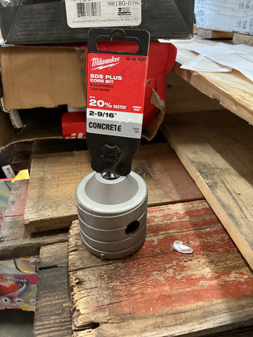 Milwaukee 2 9/16” concrete core bit