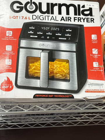 Gourmia 8 qt digital air fryer