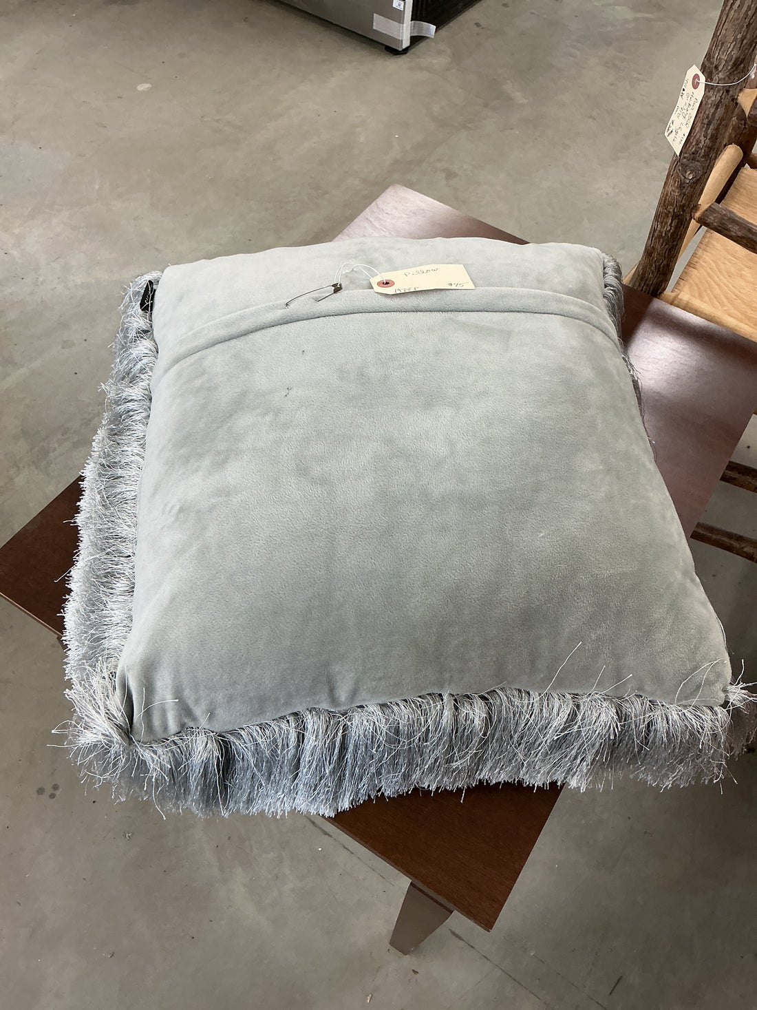 Pillow Silver Shag