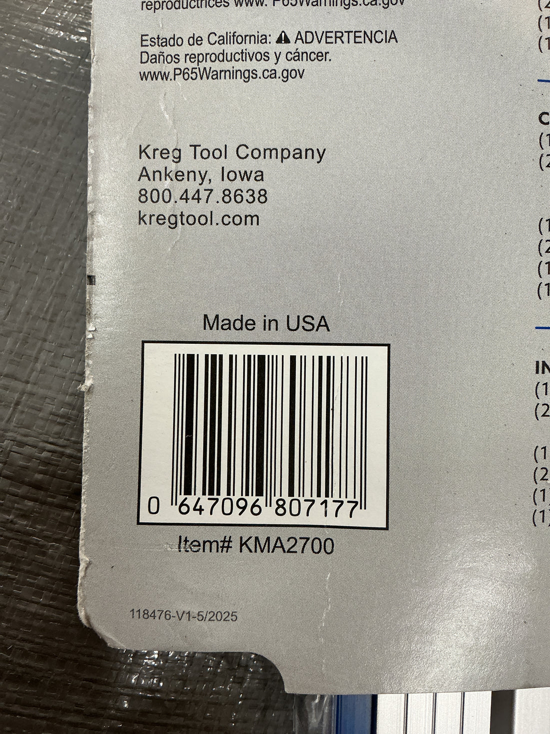 Kreg accu-cut circular saw track guide