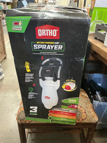 Ortho 3 Gallon Li-Ion Powered Cart Sprayer USED