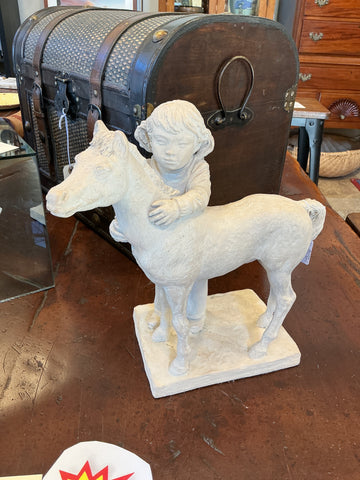 Girl & Colt - Austin Sculptures