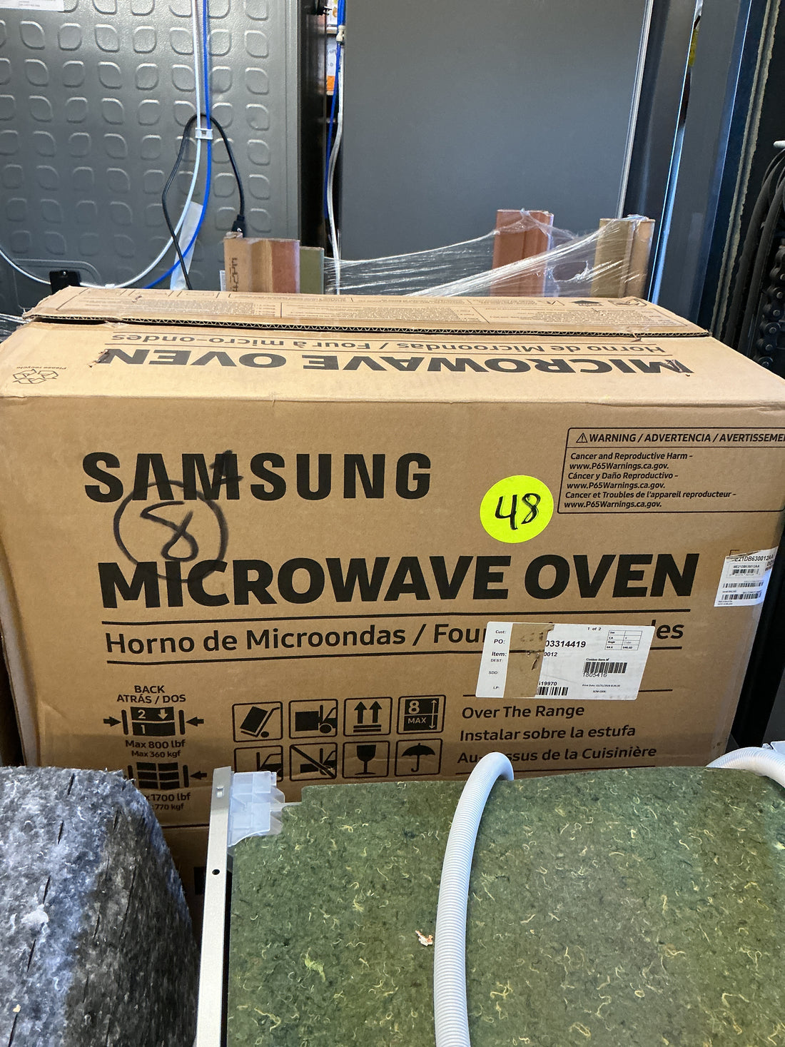 Samsung 2.1 cu ft 1000 Watts Microwave with Auto Connectivity &SmartThings Cooking ME21DB630012AA , 29.88Wx17.06Hx16.5”D