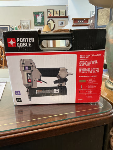 Porter Cable 23 ga 1 3/8” pin nailer kit