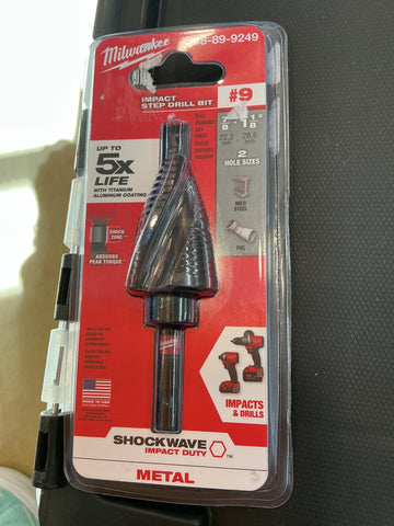 Milwaukee #9 Step Drill Bit 48-89-9249