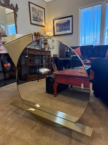 James Martin Gold Round Mirror
