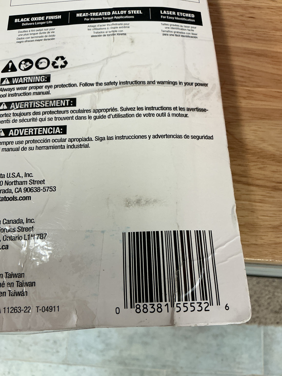 Makita 3/8 socket set