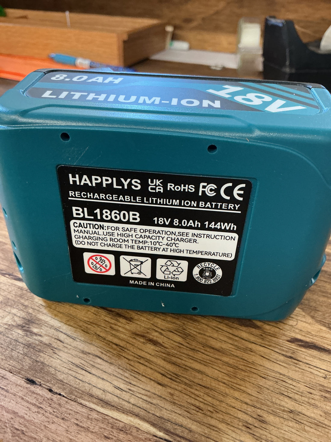 Universal 18V Compatible with Makita - Lithium ION 8.0 Battery