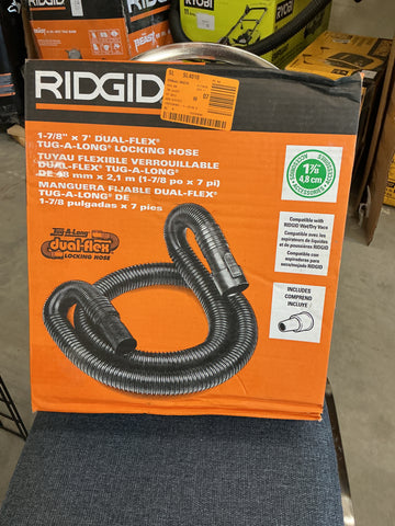 Rigid 1 7/8” x 7’ Locking Hose VT1720