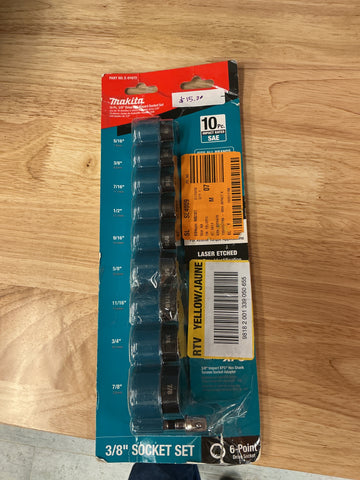Makita 3/8 socket set