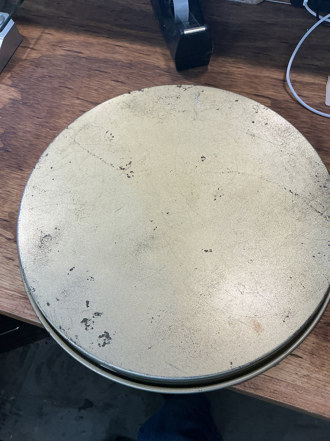 Clysmic King of Table Waters Round Tray 14"