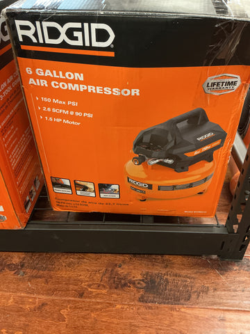 Rigid 6 gal air compressor