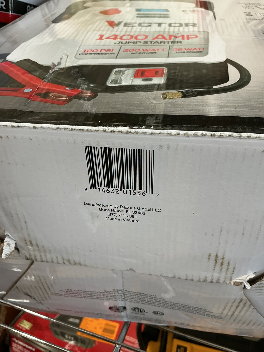 Vector 1400 amp jump starter VECJ14C