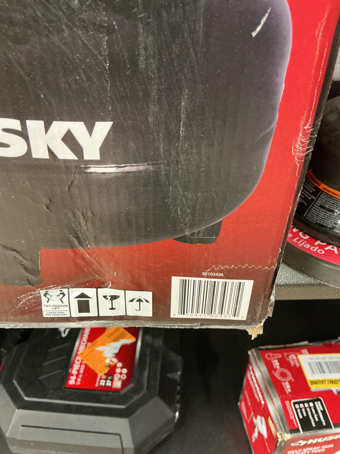 Husky 3 gal air compressor