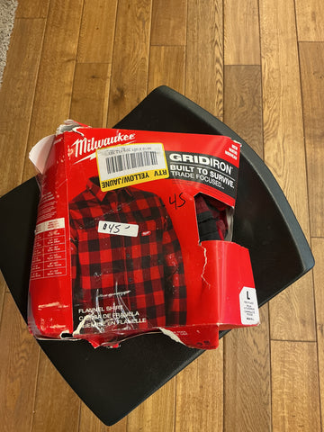 Milwaukee lg flannel shirt.